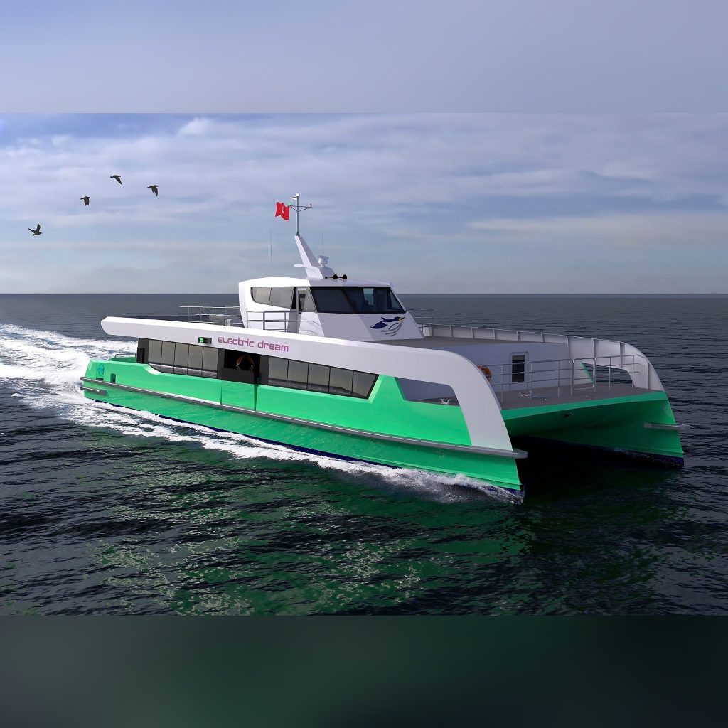 3x 28m Electric Dream Catamaran Ferry | Penguin Shipyard | Shell Singapore