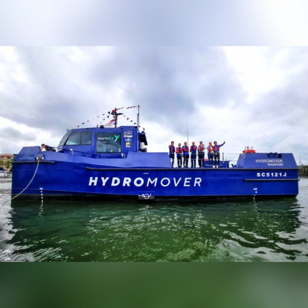 Singapore's first fully-electric cargo vessel: 18.5m Hydromover | Yinson GreenTech | Lita Ocean